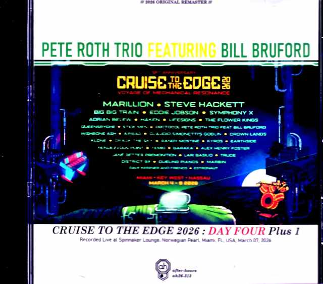 Pete Roth Trio Bill Bruford ピート・ロス ビル・ブルフォード/FL,USA 03.07.2026 Complete & more