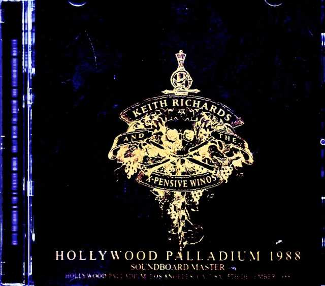 Keith Richards and the X-Pensive Winos キース・リチャード/CA,USA 12.15.1988 Complete Soundboard Edition