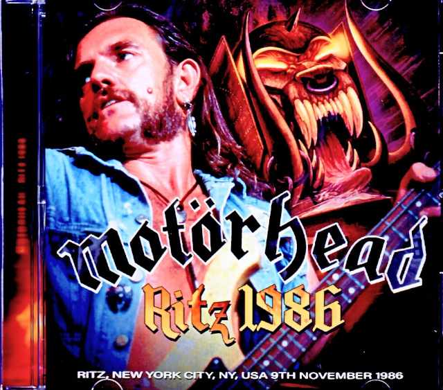 Motorhead モーターヘッド/NY,USA 11.09.1986 Complete