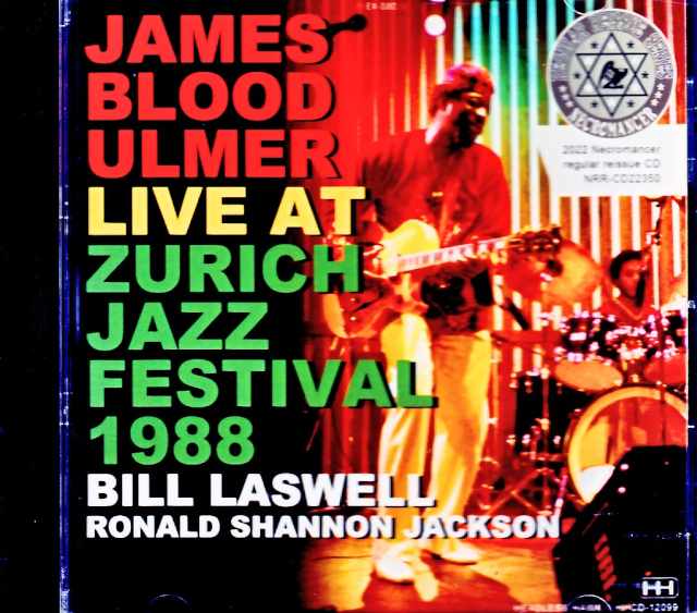 James Blood Ulmer Bill Laswell ジェイムス・ブラッド・ウルマー ビル・ラズウェル/Switzerland 04.11.1988