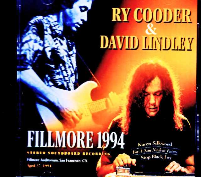 Ry Cooder,David Lindley ライ・クーダー デヴィッド・リンドレー/CA,USA 04.27.1994 FM Broadcast Edition