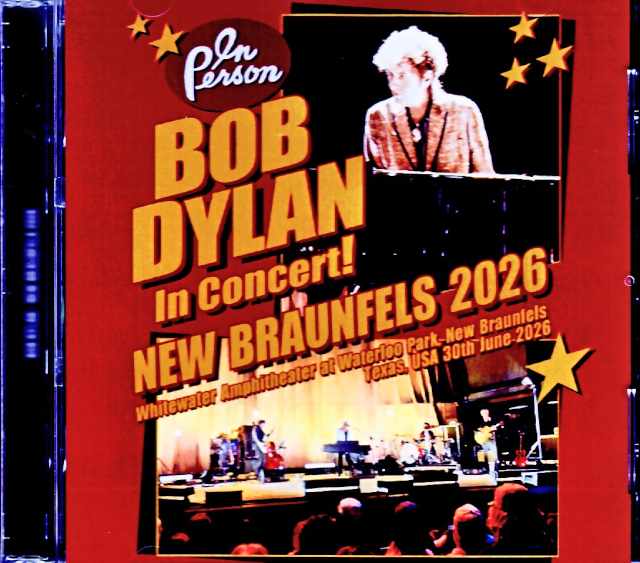 Bob Dylan ボブ・ディラン/TX,USA 06.30.2026 Complete