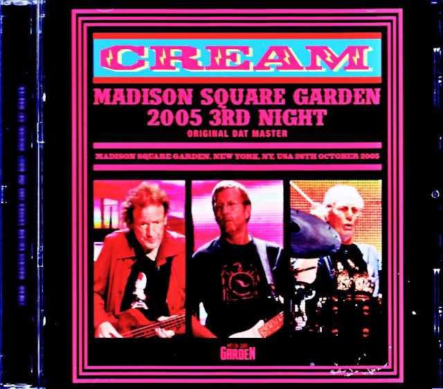 Cream クリーム/NY,USA 10.26.2005 Complete DAT Master Edition