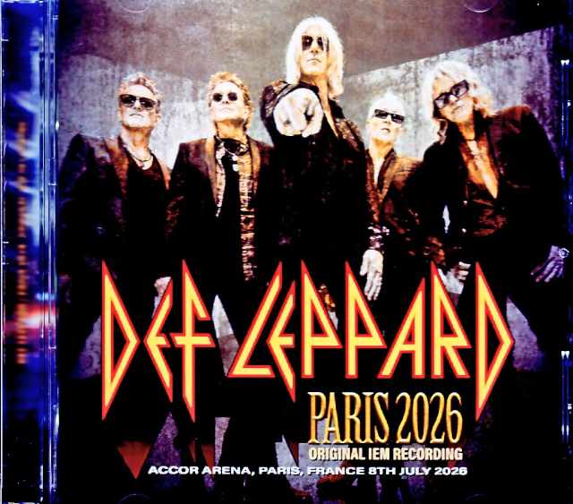 Def Leppard デフ・レパード/France 07.08.2026 Complete IEM Matrix Edition