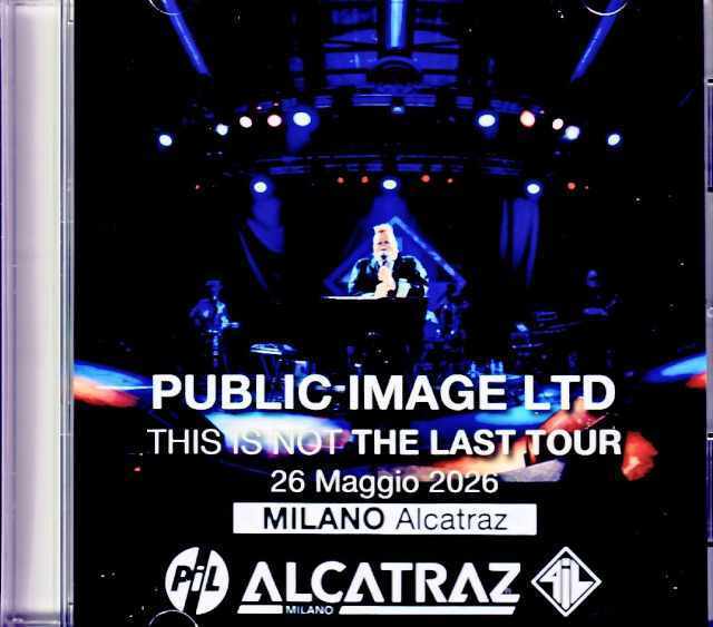 Public Image Limited パブリック・イメージ・リミテッド/Italy 05.26.2026