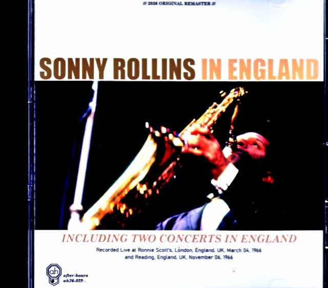 Sonny Rollins ソニー・ロリンズ/England,UK 1966