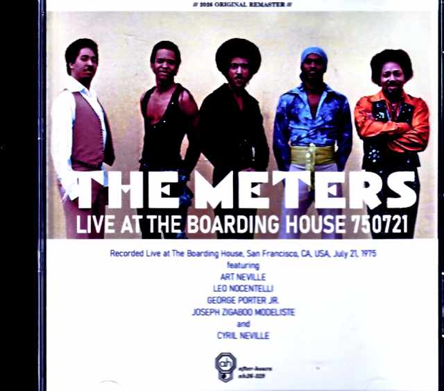 Meters ミーターズ/CA,USA 07.21.1975 Soundboard Edition