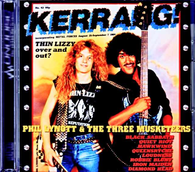 Phil Lynott and the Three Musketeers John Sykes フィル・ライノット ジョン・サイクス/Sweden 08.08.1983 Complete & more
