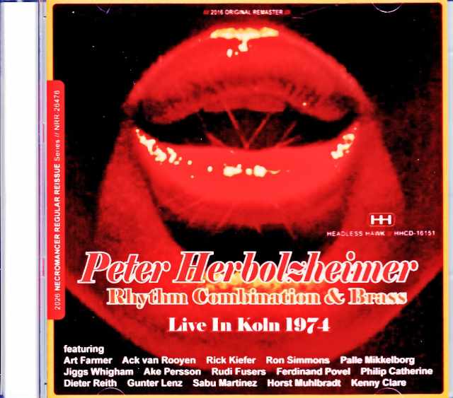 Peter Herbolzheimer Rhythm Combination and Brass Art Farmer ピーター・ハーボルツハイマー アート・ファーマー/Germany 03.03.1974 FM Broadcast Edition