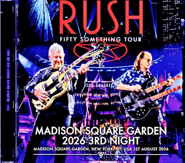 Rush ラッシュ/NY,USA 08.01.2026 Complete