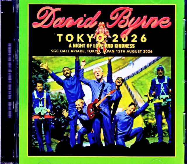 David Byrne デヴィッド・バーン/Tokyo,Japan 08.13.2026 Complete