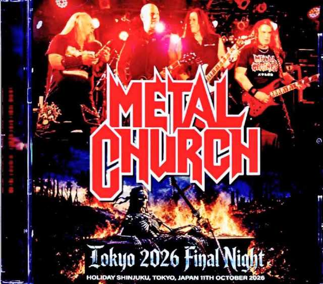Metal Church メタル・チャーチ/Tokyo,Japan 10.11.2026 Complete
