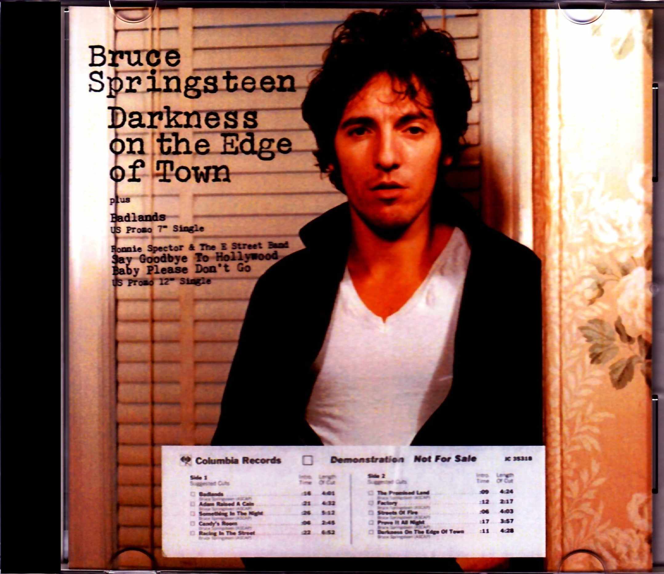 Bruce Springsteen ブルース・スプリングスティーン/US Promotional 12 inch Single