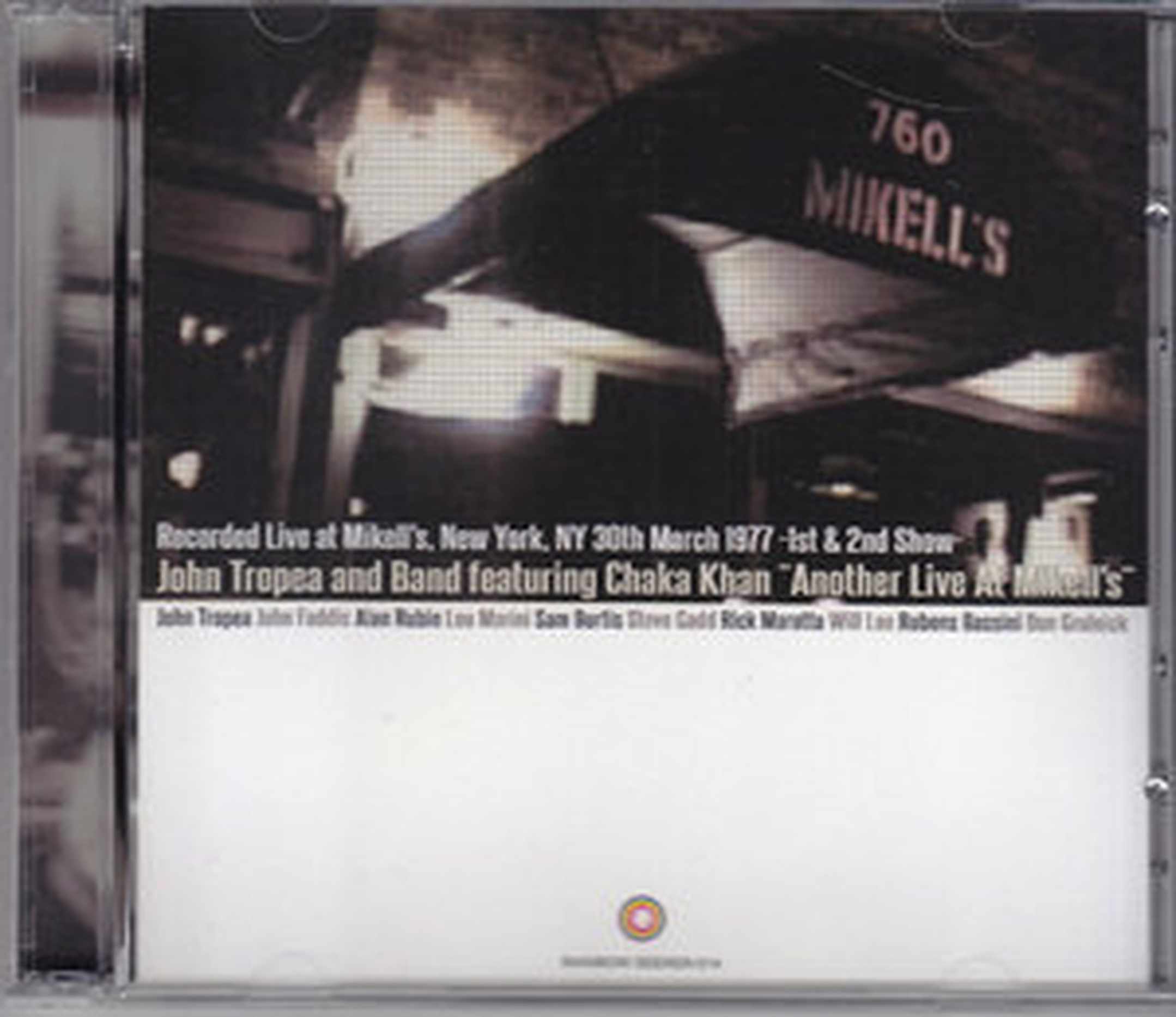 John Tropea Band,Chaka Khan ジョン・トロペイ チャカ・カーン/NY,USA 1977