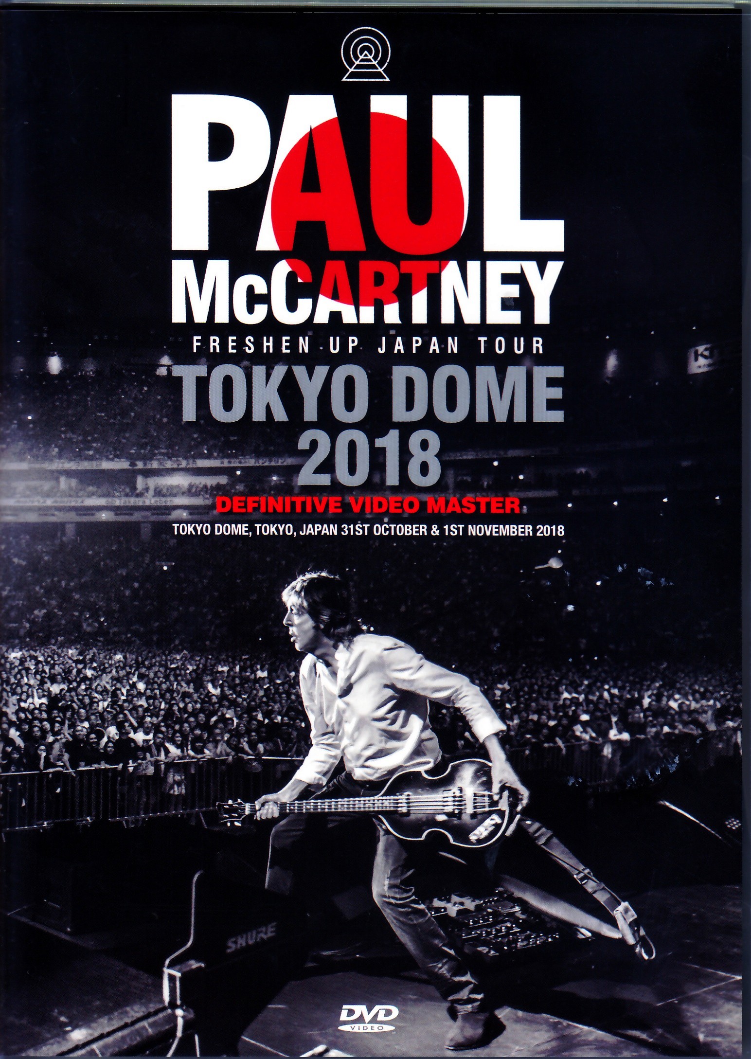 Paul McCartney ポール・マッカートニー/Tokyo,Japan 10.31 & 11.1.2018 2 Sounds Dual Layer Ver