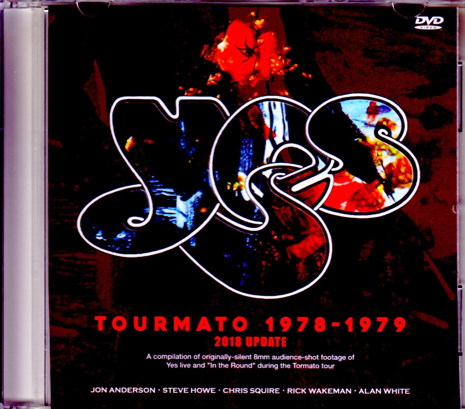 Yes イエス/A compilation of originally-silent 8mm audience-shot footage of Yes live and "In the Round" during the Tormato tour