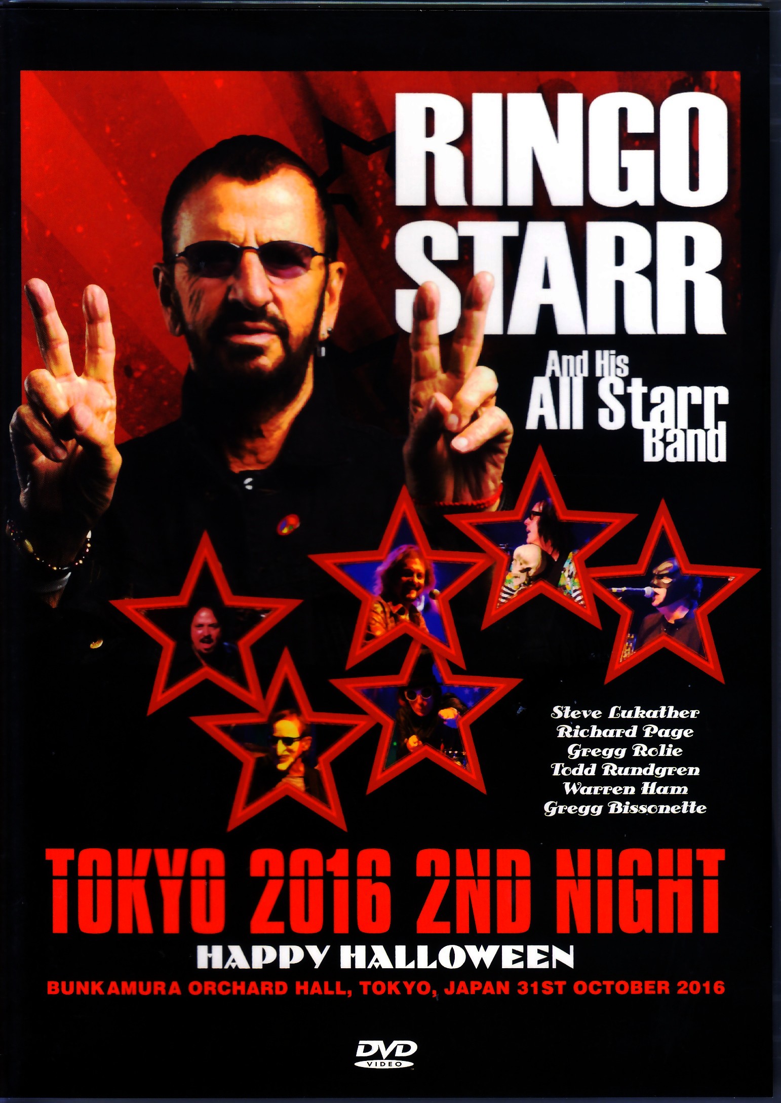 Ringo Starr & His All Starr Band リンゴ・スター/Tokyo,Japan 10.31.2016 Dual Layer Ver. +