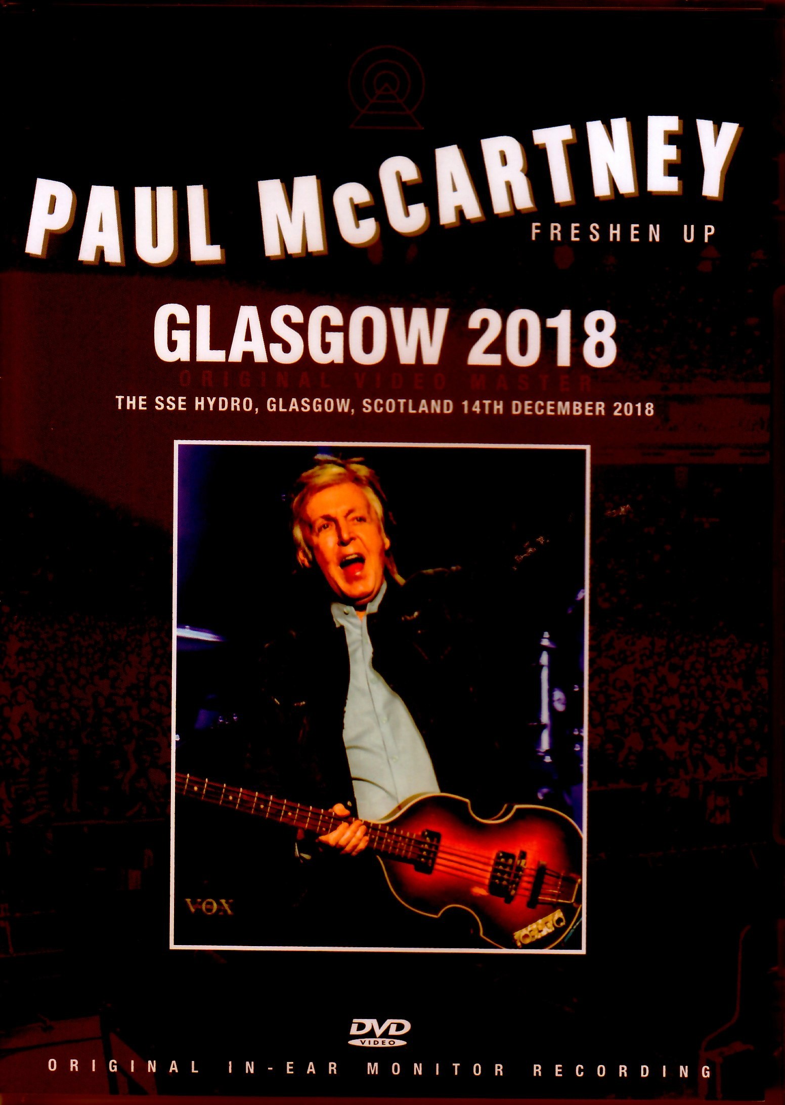 Paul McCartney ポール・マッカートニー/Glasgow,UK 2018 IEM Audio Dual Layer Ver.