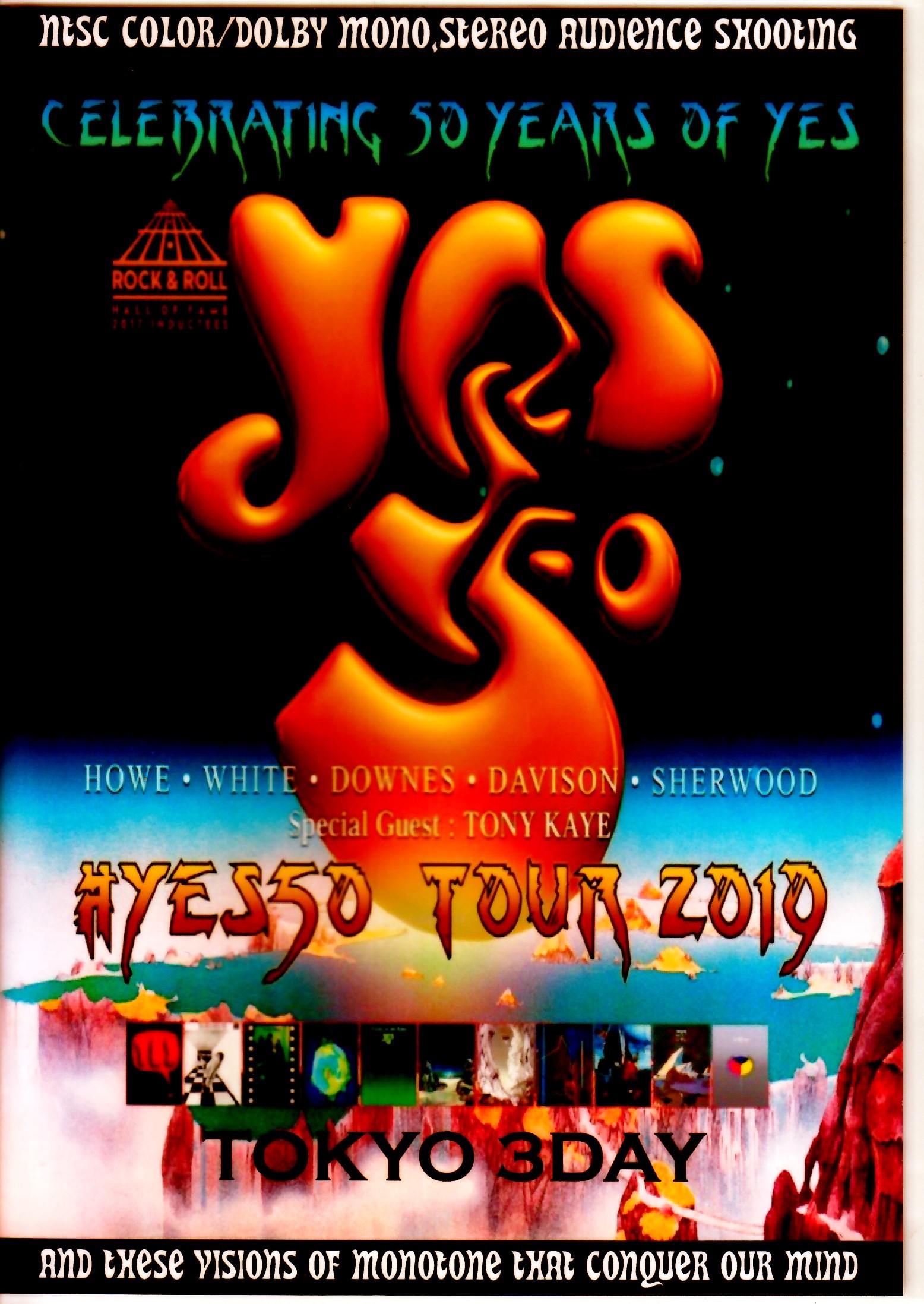 Yes イエス/Tokyo,Japan 2019 3 Days Complete