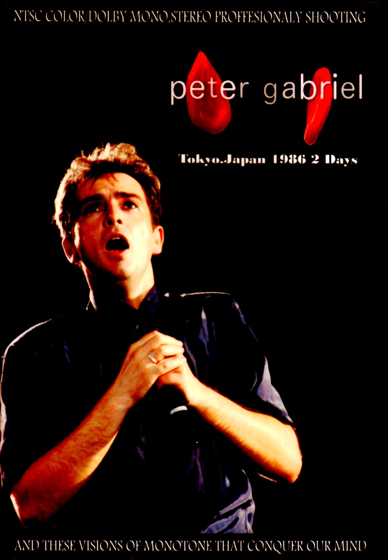 Peter Gabriel ピーター・ガブリエル/Tokyo,Japan 1986 2 Days