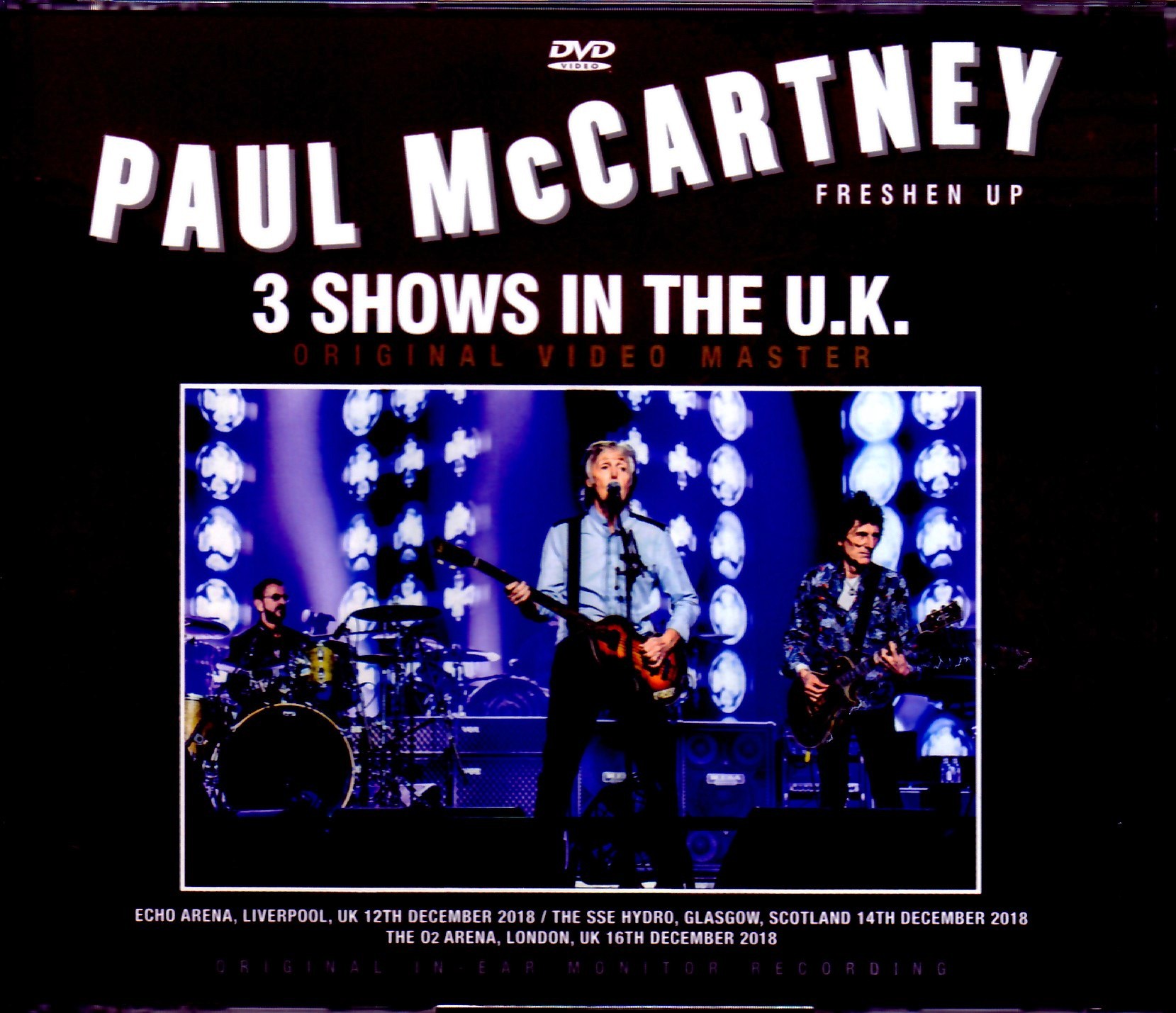 Paul McCartney ポール・マッカートニー/UK 2018 3 Days IEM Rec. Dual Layer Ver.