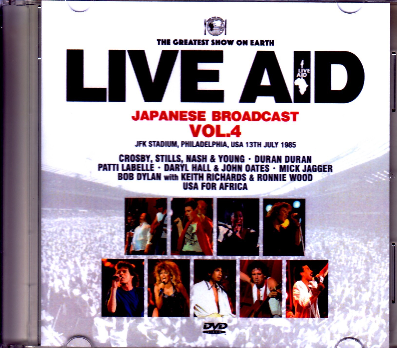Varuous Artists Duran Duran,Hall & Oates,Mick Jagger,Bob Dylan/PA,USA 1985 Japanese Broadcast Ver. Vol.4