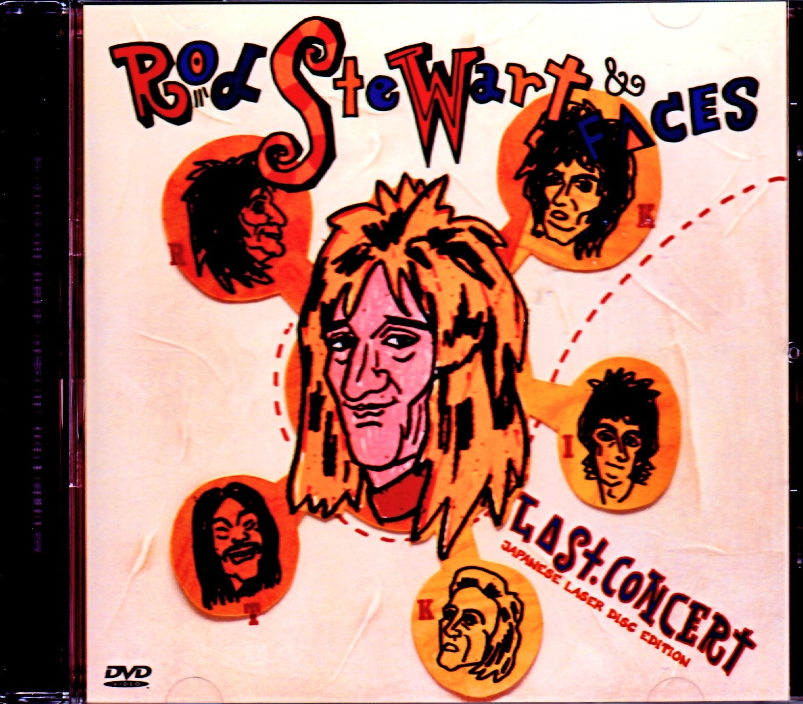 Rod Stewart,Faces ロッド・スチュワート フェイセズ/London,UK 1974 Japanese LD Ver.