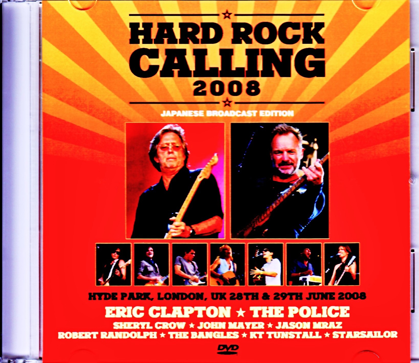 Various Artists Eroc Clapton,Police,The KT Tunstall,Sheryl Crow,John Mayer/NY,USA 2008 Japanese Broadcast Ver.