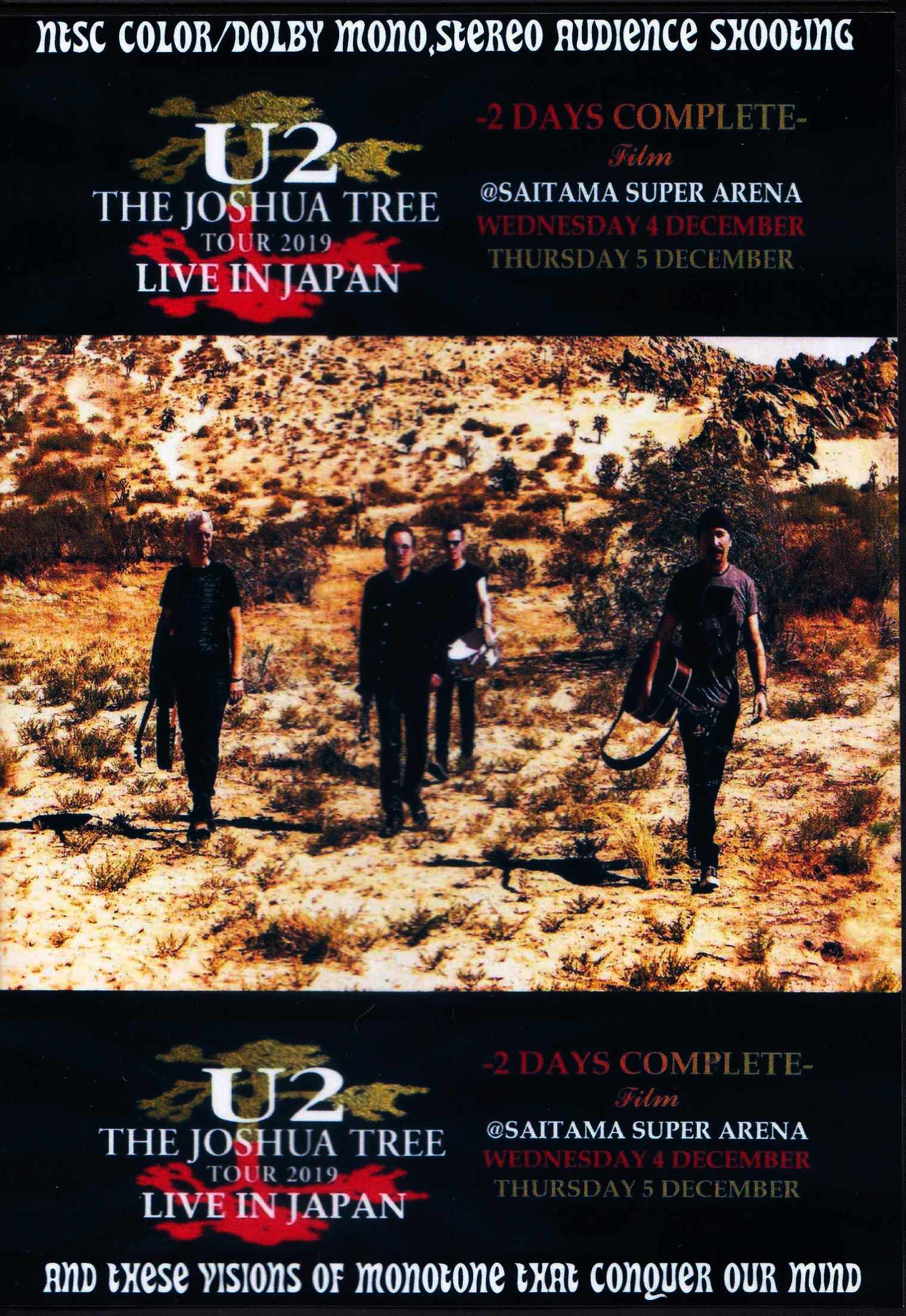U2 ユーツー/Saitama,Japan 2019 2Days Complete