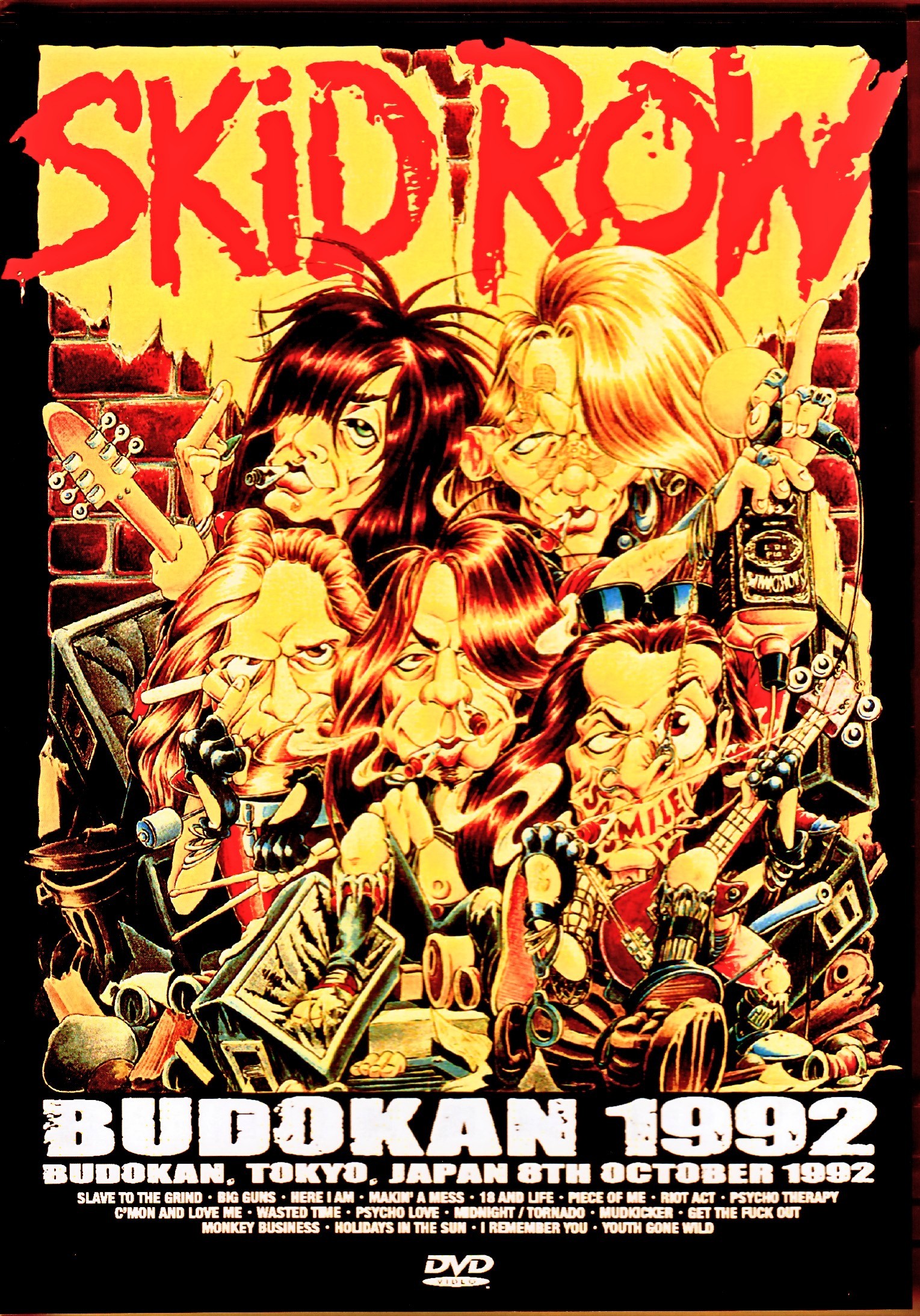 Skid Row スキッド・ロウ/Tokyo,Japan 10.8.1992