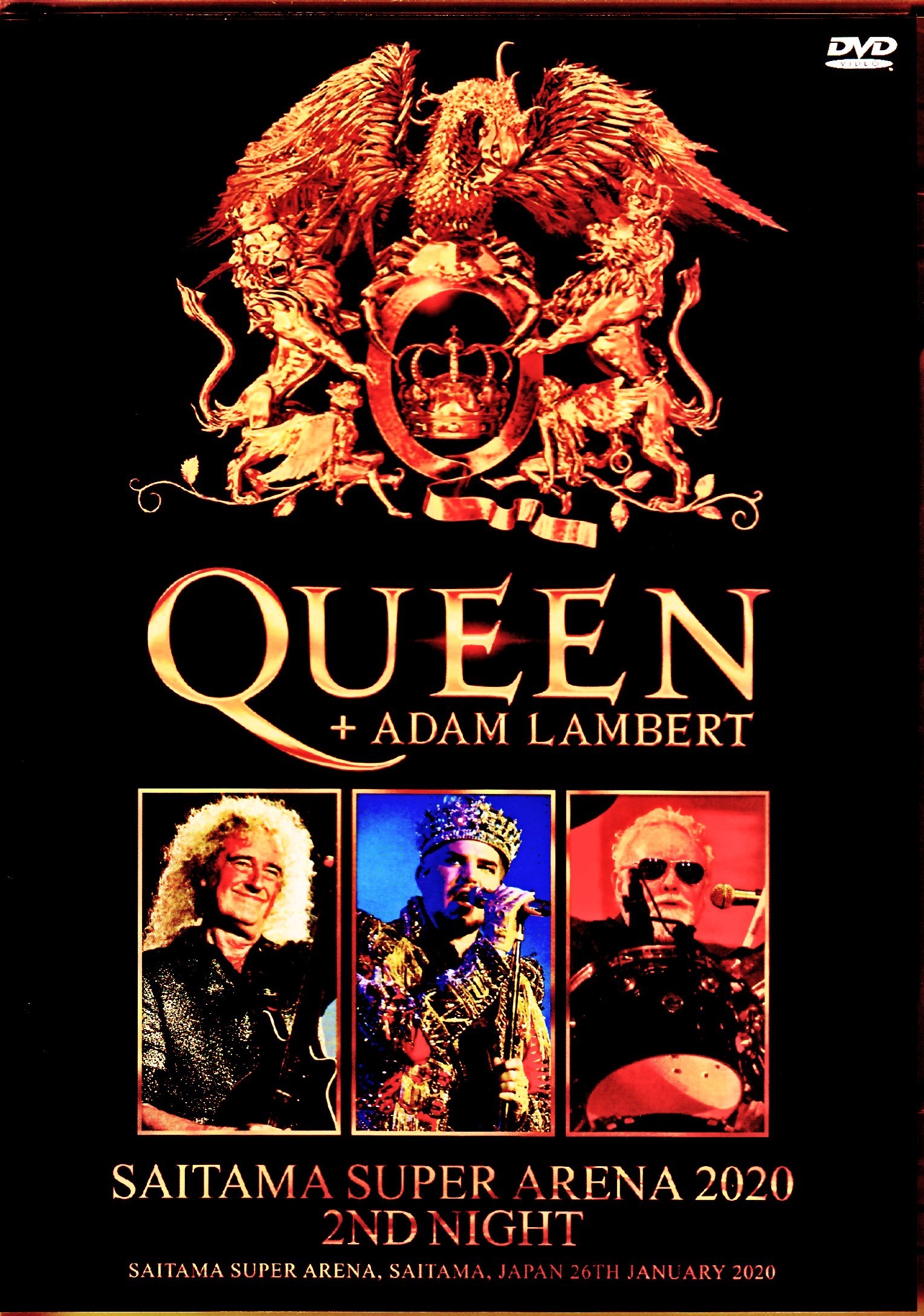 Queen,Adam Lambert クィーン アダム・ランバート/Saitama,Japan 1.26.2020 Synched with Excellent Audio Recordings