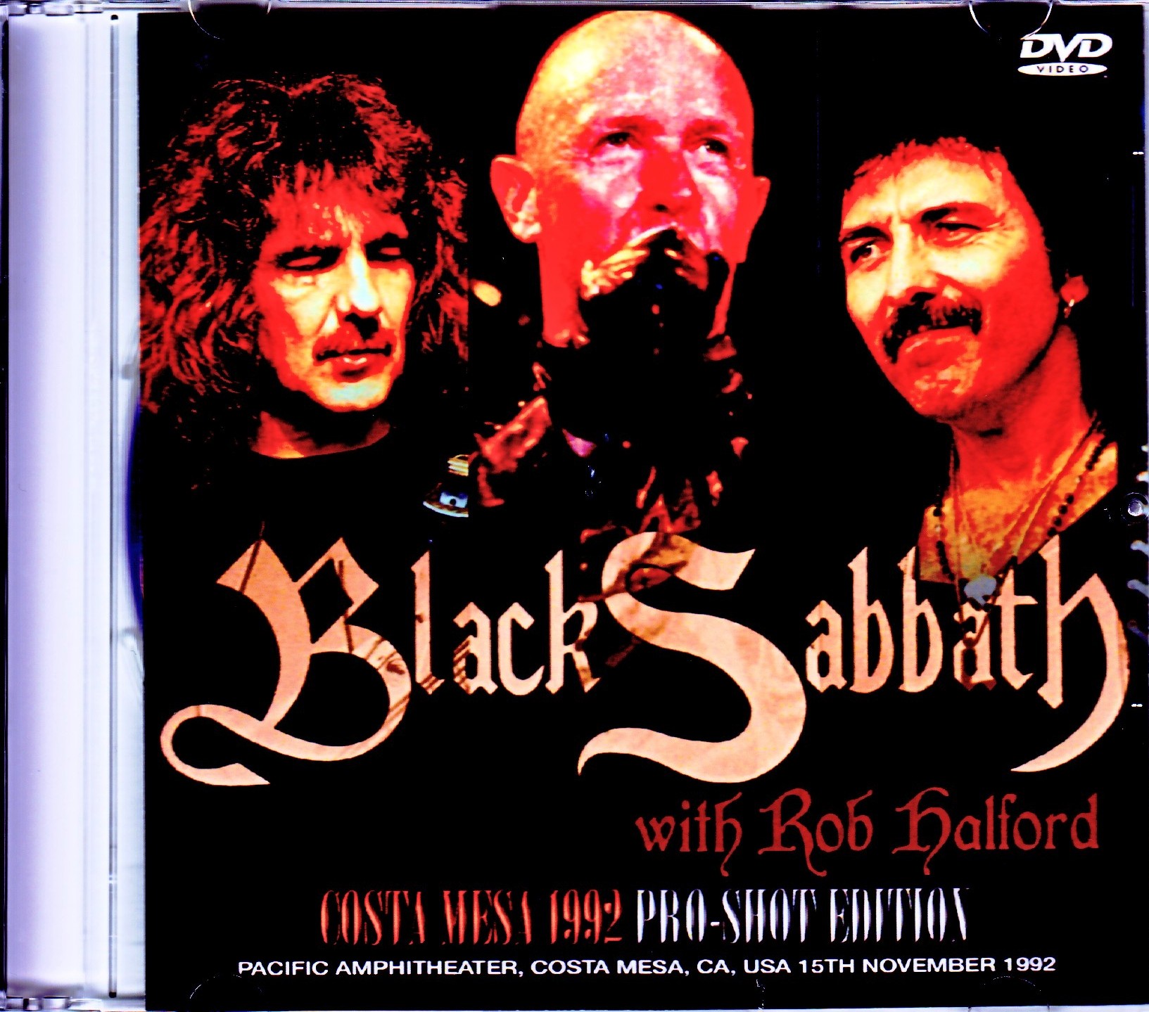 Black Sabbath,Rob Halford ブラック・サバス ロブ・ハルフォード/CA,USA 1992 Pro-Shot Edition