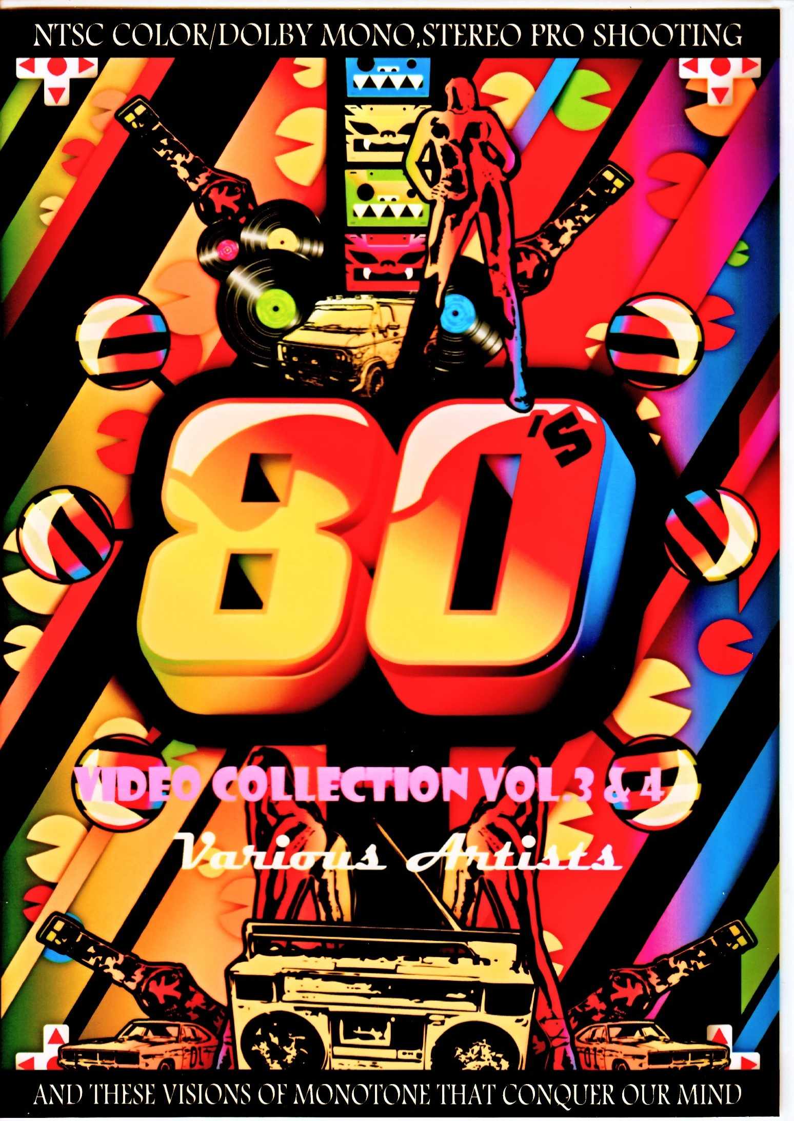 Various Artists David Bowie,Van Halen,Hall & Oates,Genesis,Bon Jovi,Robert Palmer/80's Video Collection Vol.3 & 4