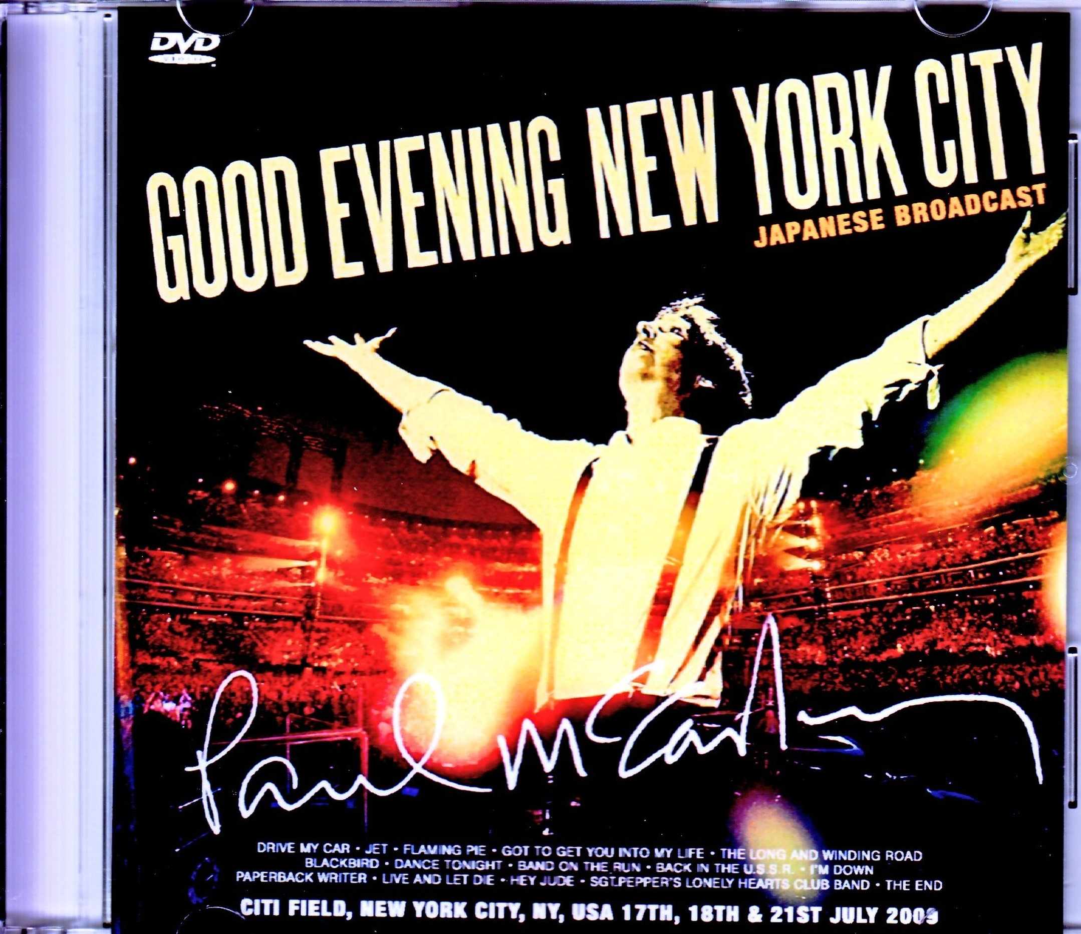 Paul McCartney ポール・マッカートニー/NY,USA 3Days 2009 Japanese Broadcast Edition