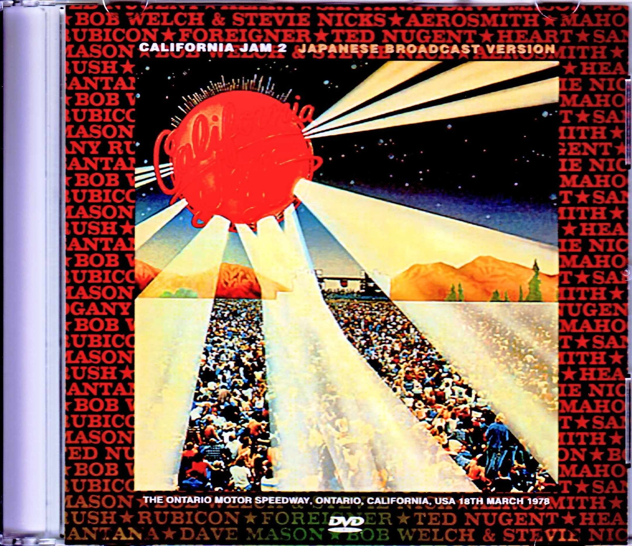 Various Artists Santana,Heart,Stevie Nicks,Dave Mason,Foreigner,Aerosmith/CA,USA 1978 Japanese Broadcast Edition