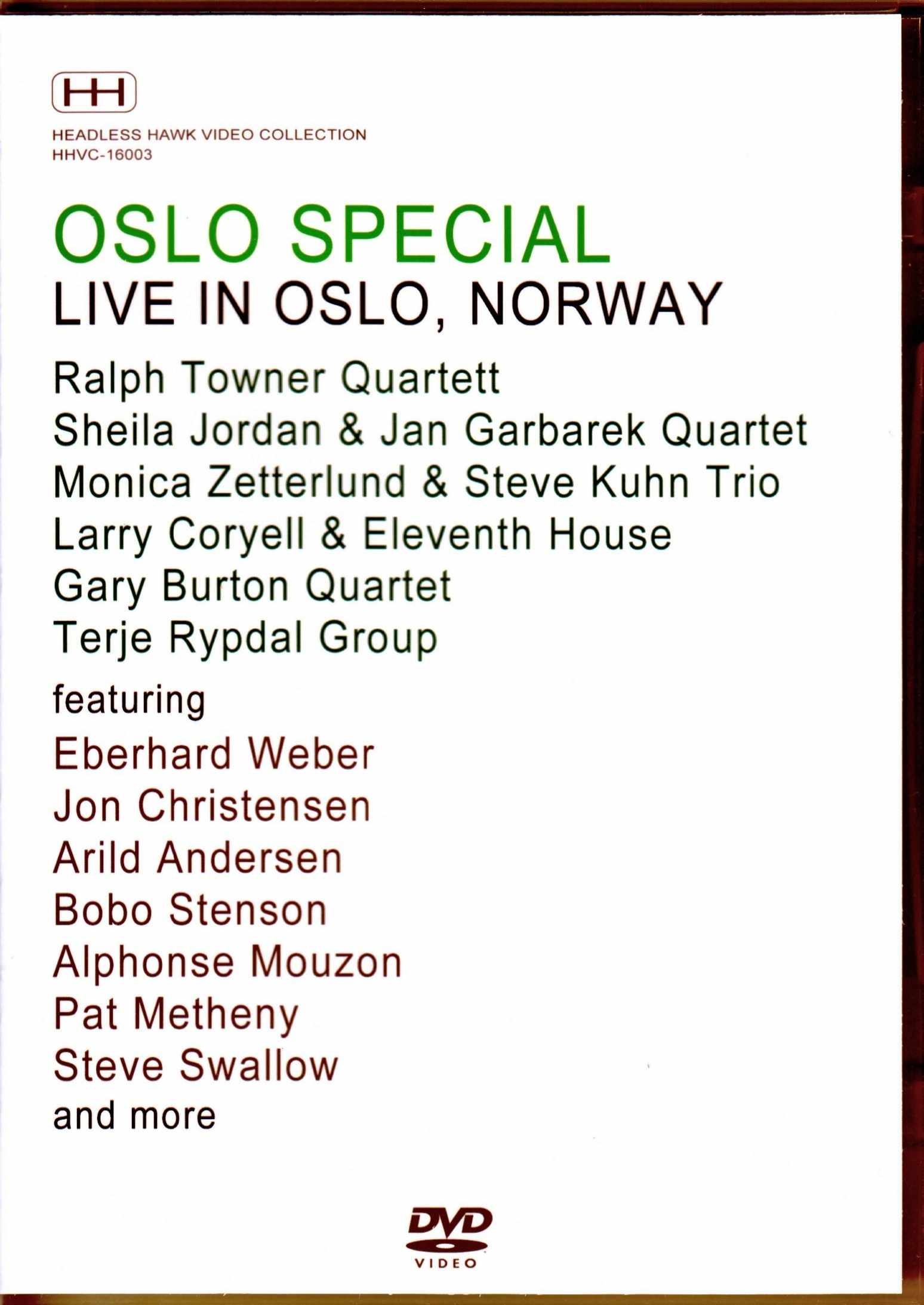 Various Artists Ralph Towner,Larry Coryell,Gary Burton,Terje Rypdal,Pat Metheny/Norway Oslo Special