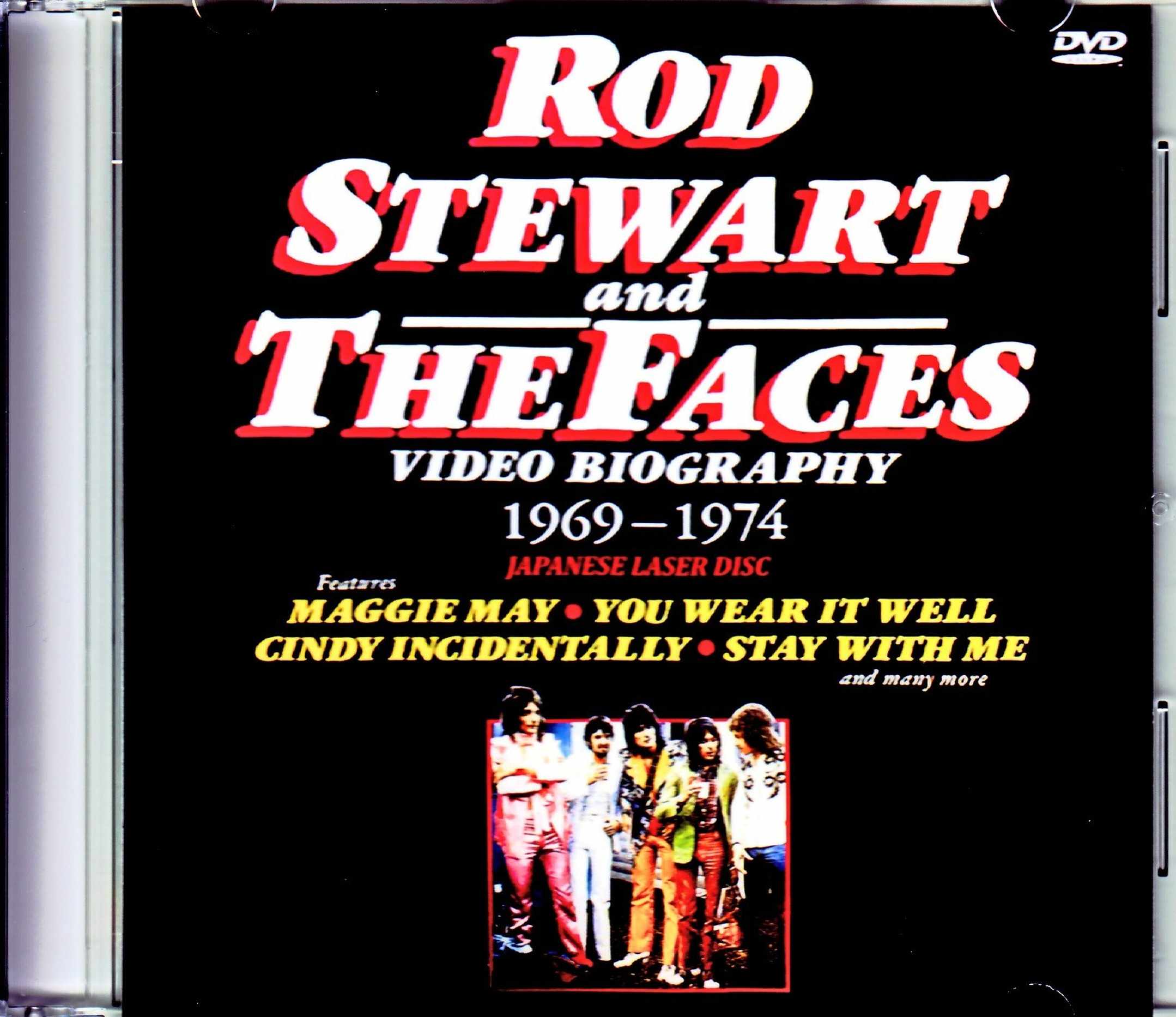 Rod Stewart,Faces ロッド・スチュワート フェイセズ/Video Biography 1969-1974 Japanese Laser Disc Edition