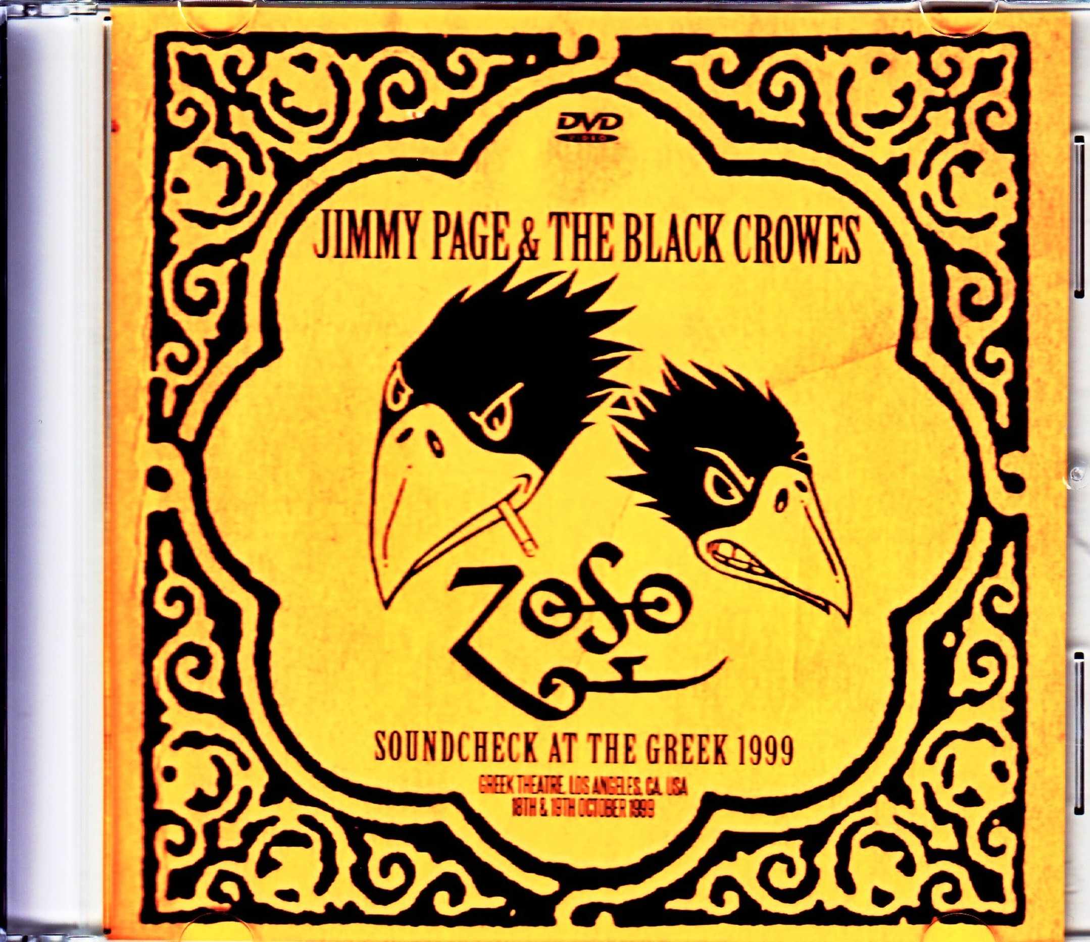 Jimmy Page,Black Crowes ジミー・ペイジ ブラック・クロウズ/CA,USA 1999 2Days Soundcheck