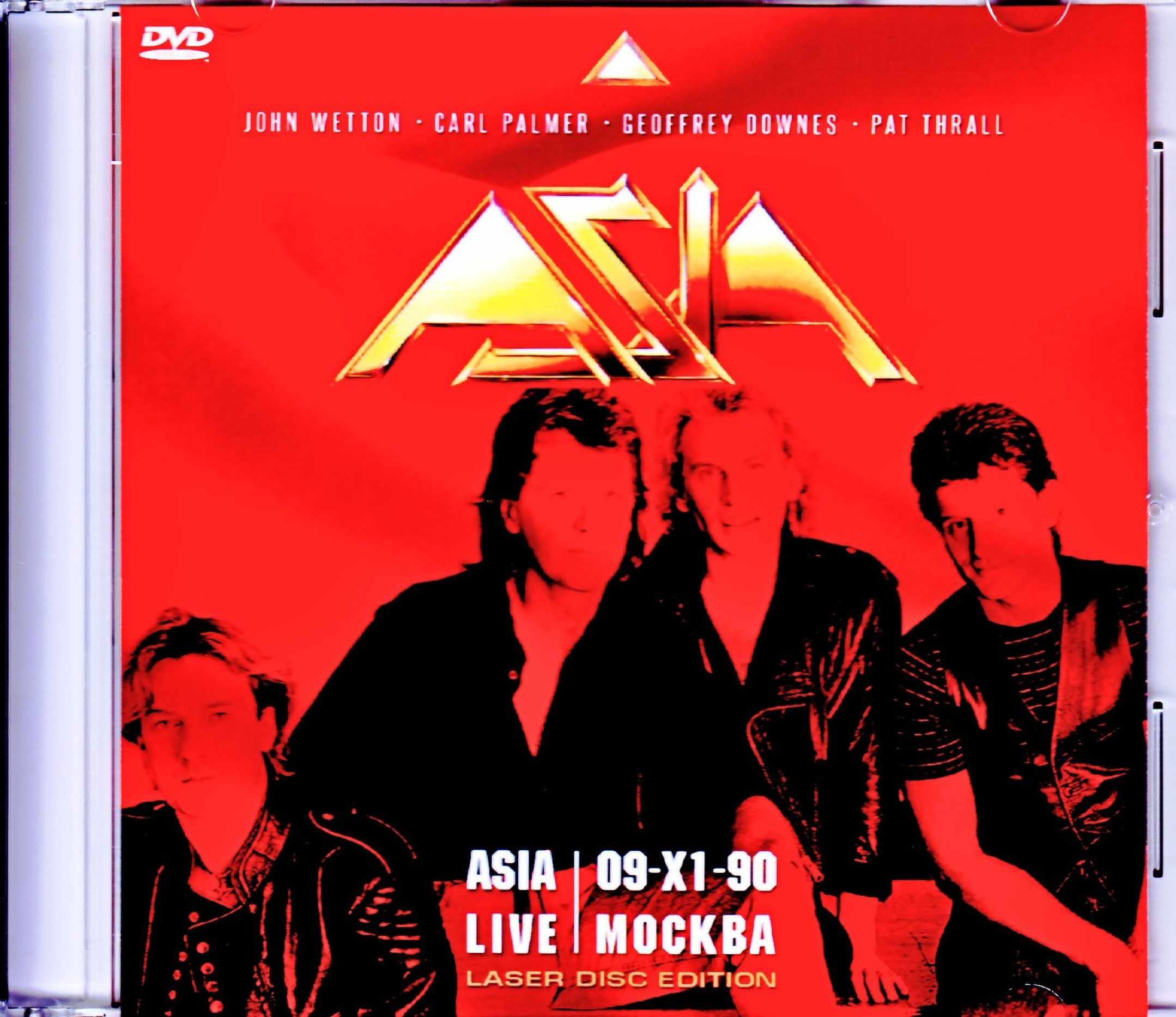 Asia エイジア/モスクワ・ライヴ 09-X1-90 Japanese Laser Disc Edition