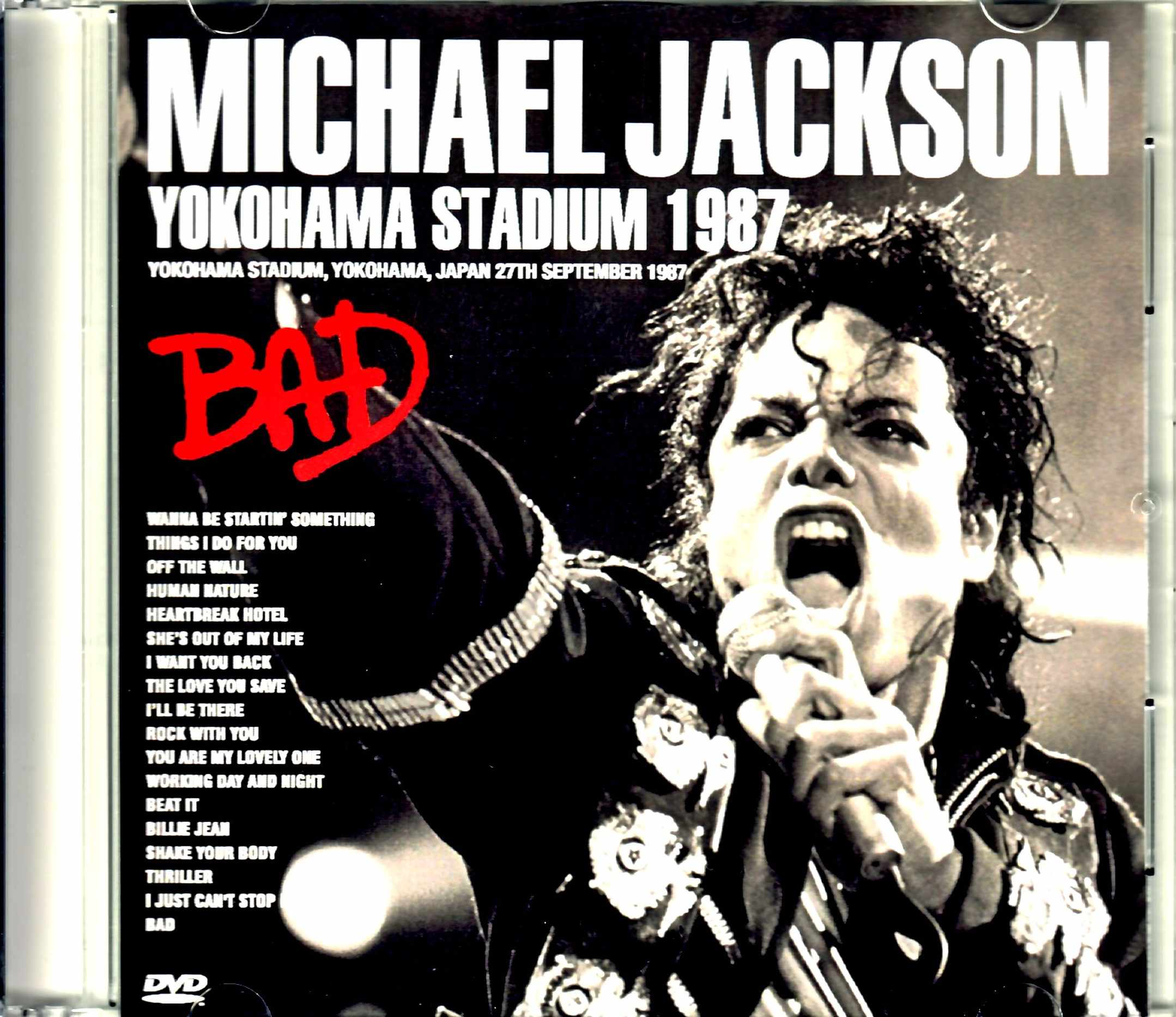 Michael Jackson マイケル・ジャクソン/1987年9月27日 横浜スタジアム Kanagawa,Japan 1987