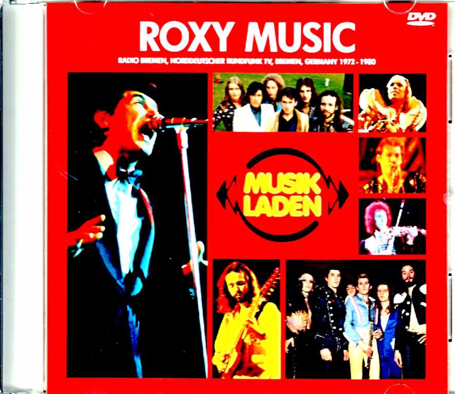 Roxy Music ロキシー・ミュージック/Musik Laden German TV 1972-1980