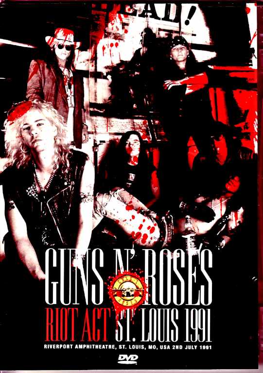 Guns N' Roses ガンズ・アンド・ローゼス/リバーポートの暴動 MO,USA 1991