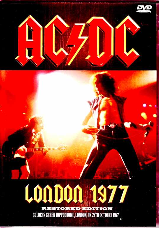 AC/DC エーシーディーシー/London,UK 1977 Upgrade