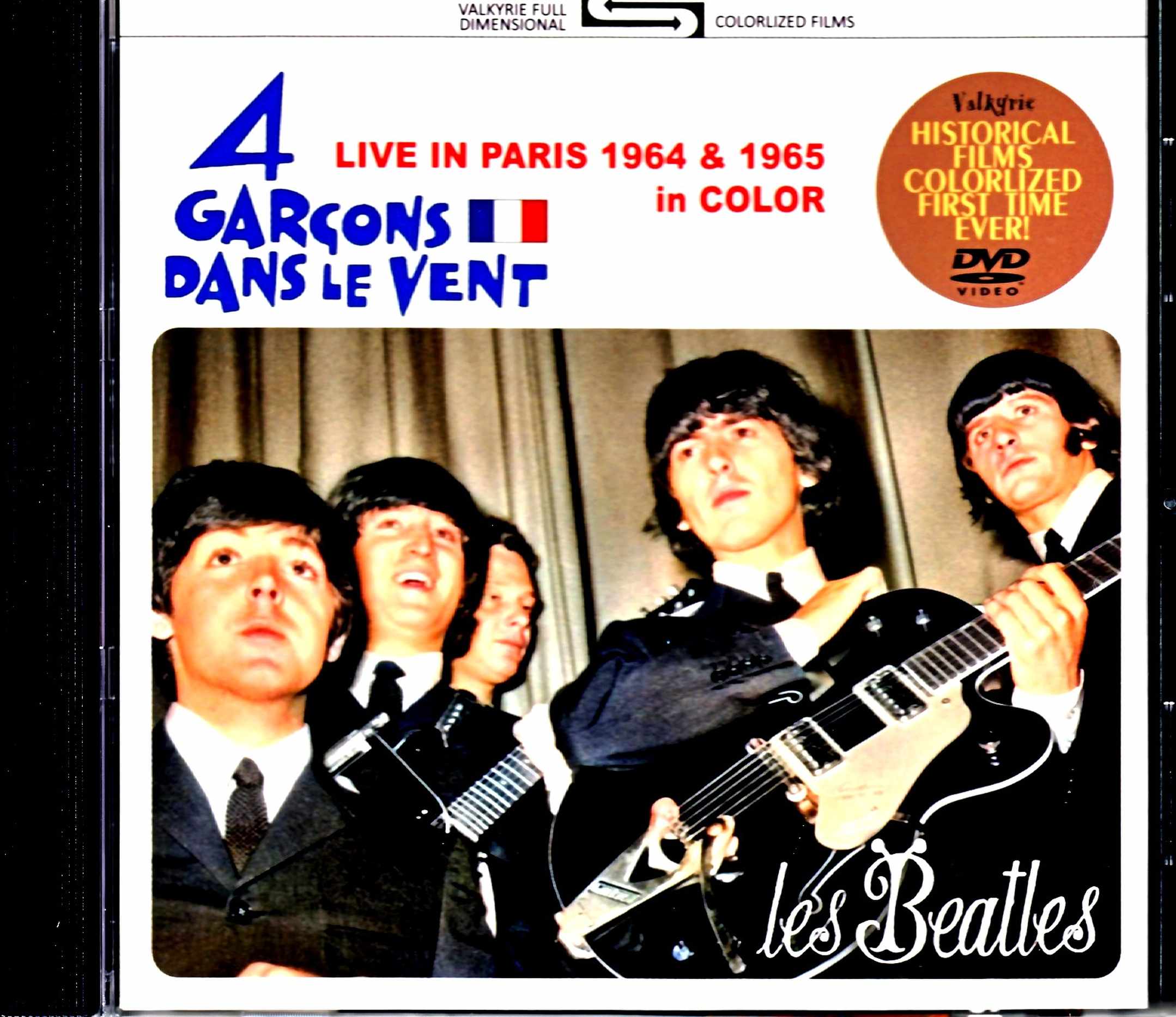 Beatles ビートルズ/ライヴ・イン・パリ カラー版 France 1964 & 1965 Color Edition
