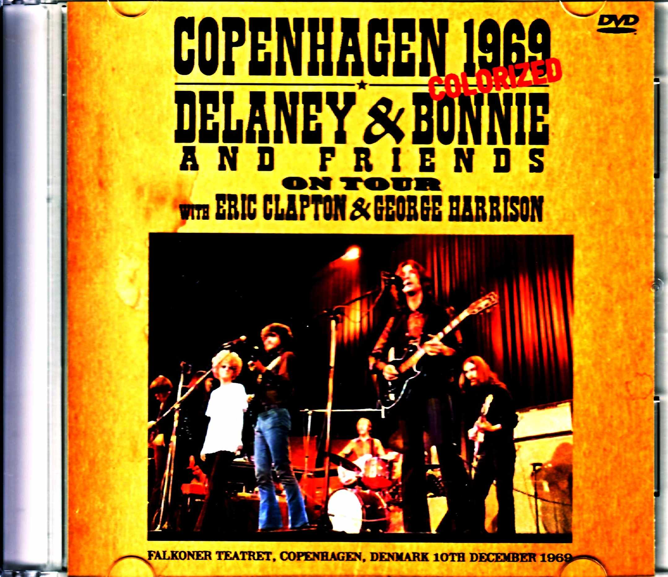 Delaney & Bonnie Eric Clapton,George Harrison デラニー・アンド・ボニー/Denmark 1969 Full Color Version