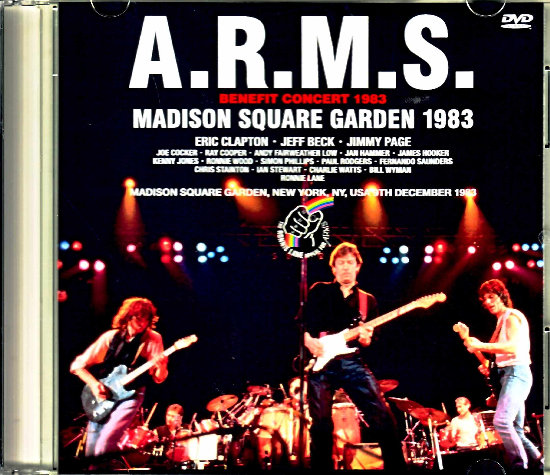 Jimmy Page Jeff Beck Eric Clapton Joe Cocker ジミー・ペイジ ジェフ・ベック/NY,USA 12.9.1983