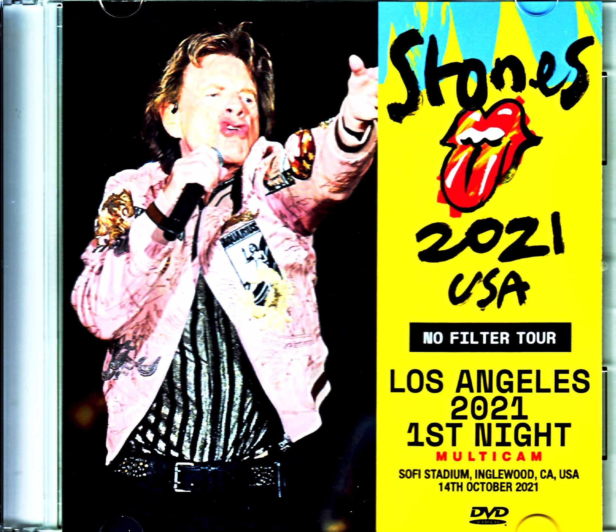 Rolling Stones ローリング・ストーンズ/CA,USA 10.14.2021 Multi-Cam & more Jewel Version