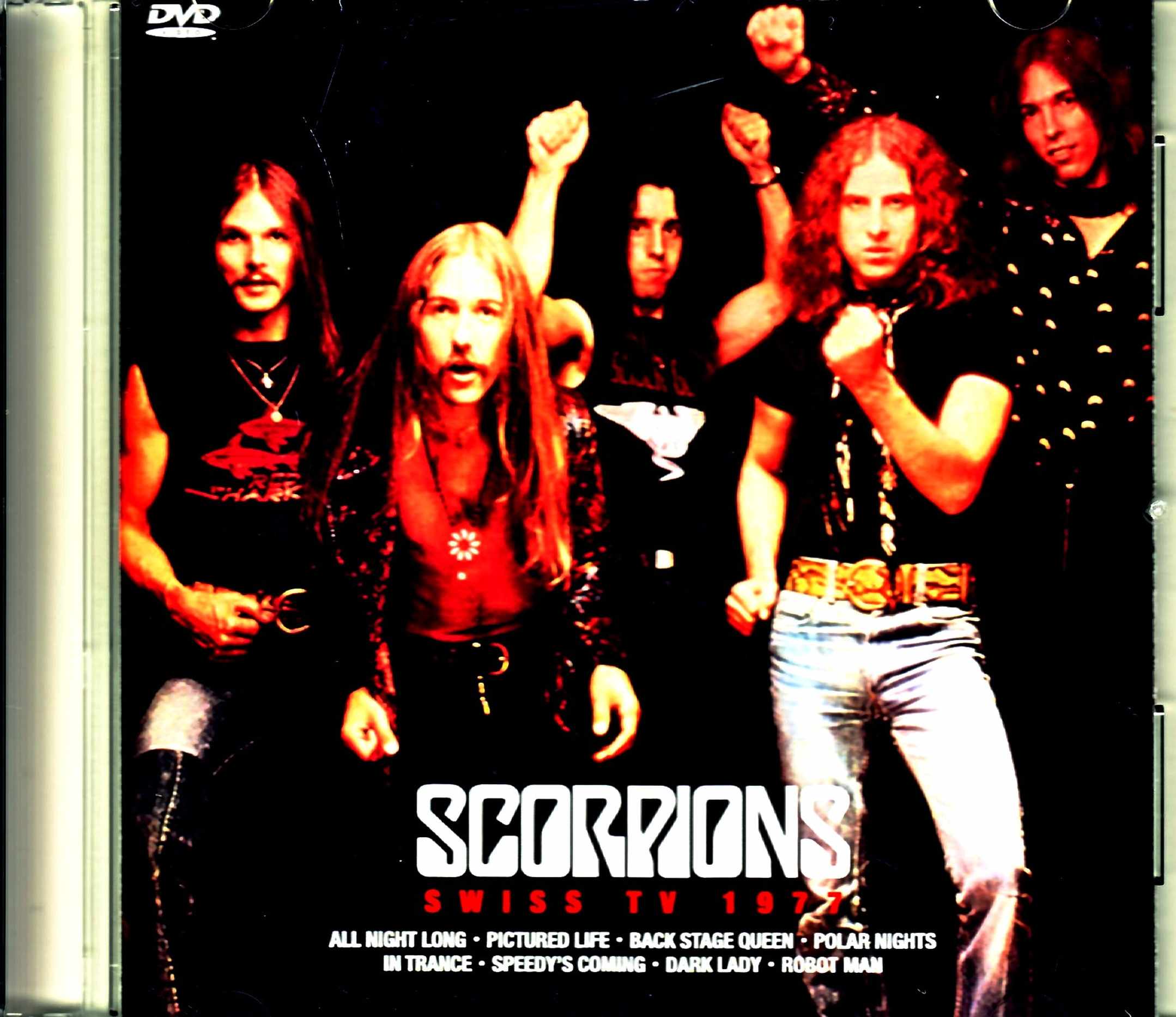 Scorpions スコーピオンズ/今年一番の衝撃映像 TV Studio Live 1977 Jewel Version