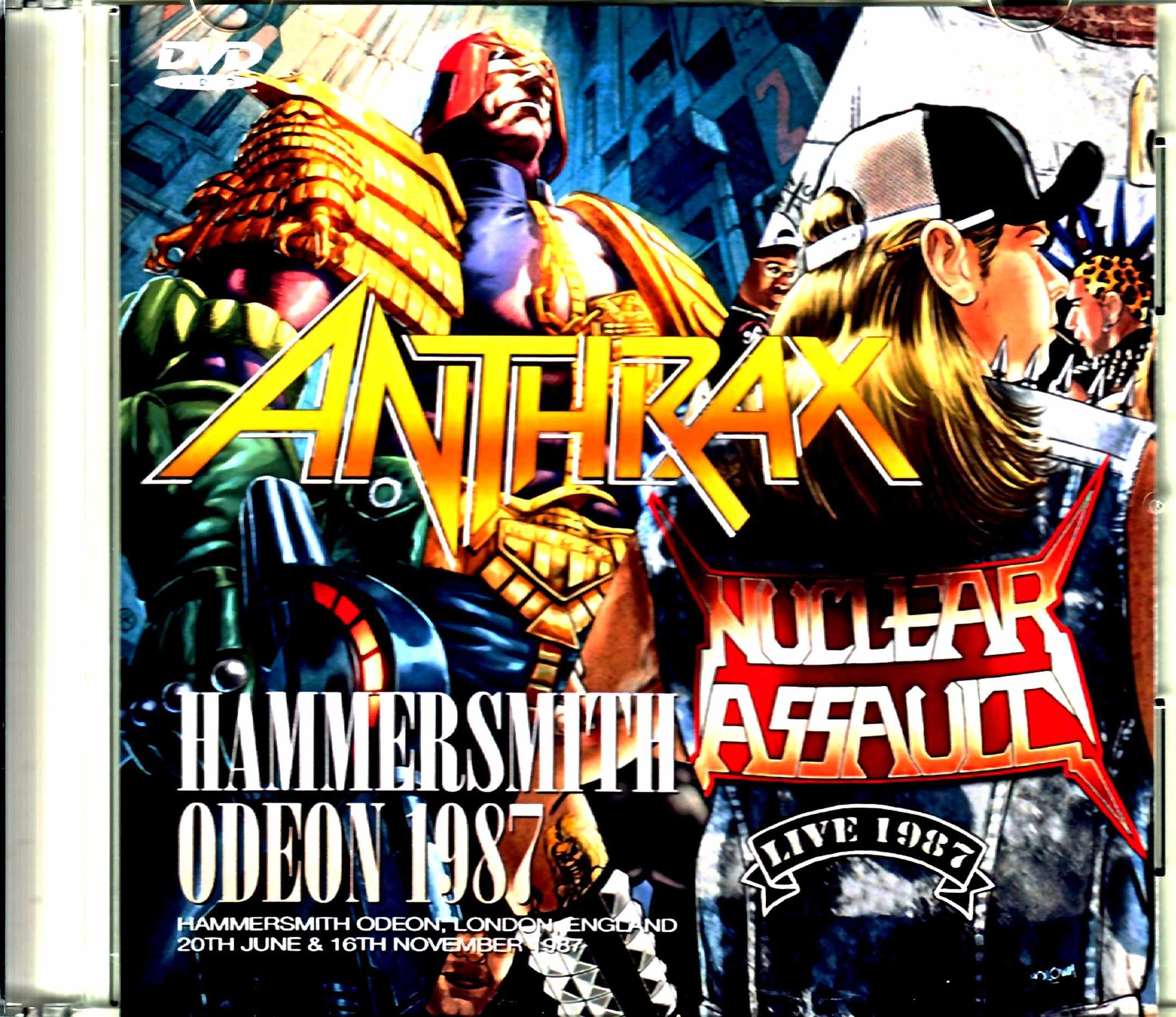 Anthrax Nuclear Assault アンスラックス ニュークリア・アソート/London,UK 1987