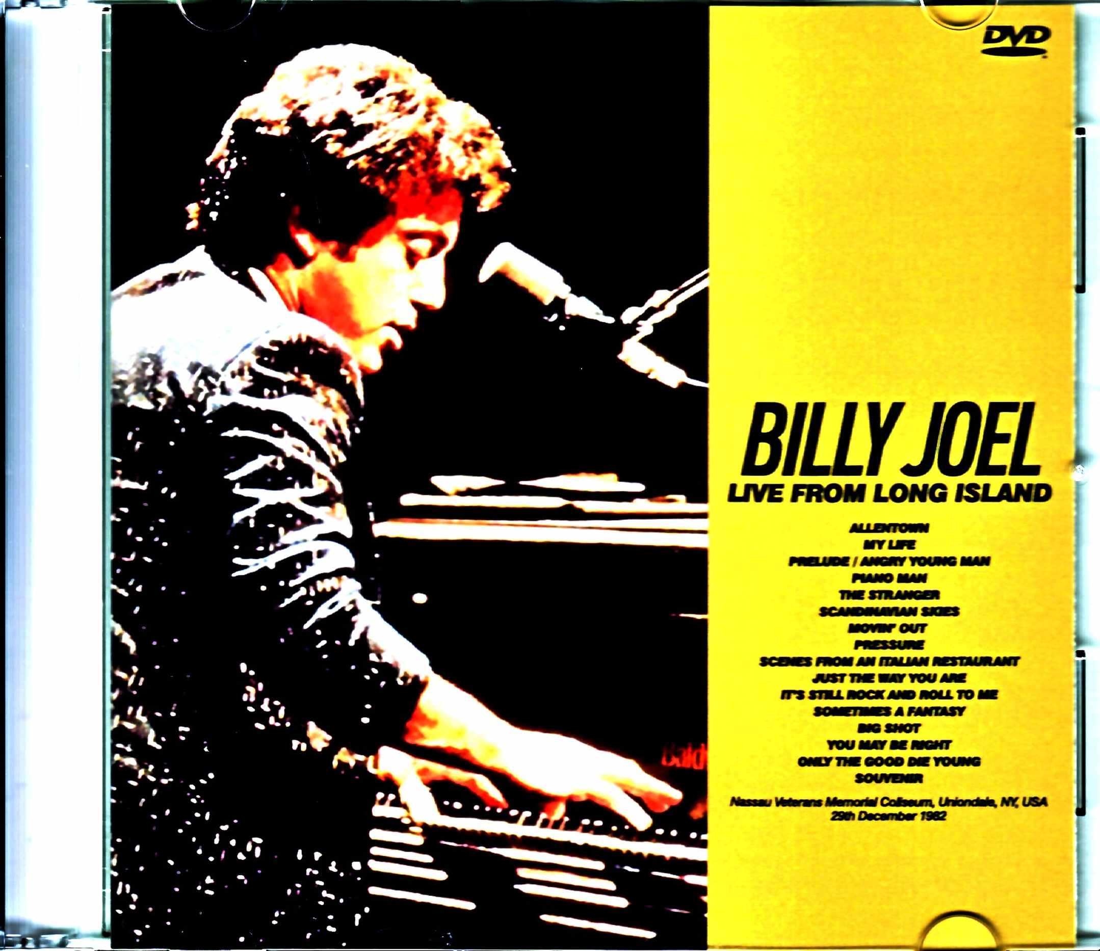 Billy Joel ビリー・ジョエル/NY,USA 1982 Japanese Laser Disc Edition Upgrade Jewel Version